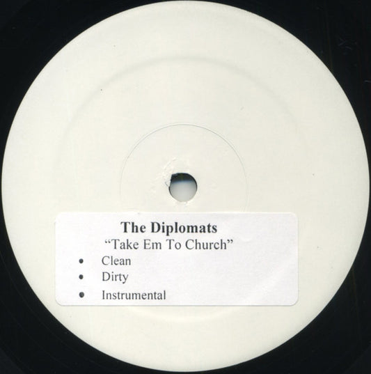 The Diplomats : Take Em To Church (12", Single, W/Lbl)