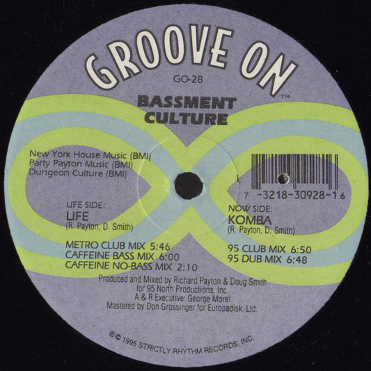 Bassment Culture* : Life / Komba (12")