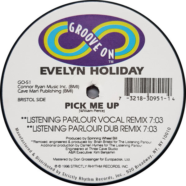 Evelyn Holiday : Pick Me Up (12")