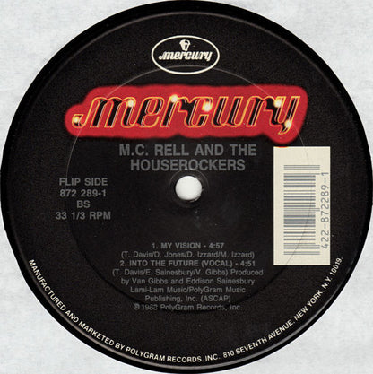 MC Rell & The Houserockers : Into The Future (12", Maxi, Com)