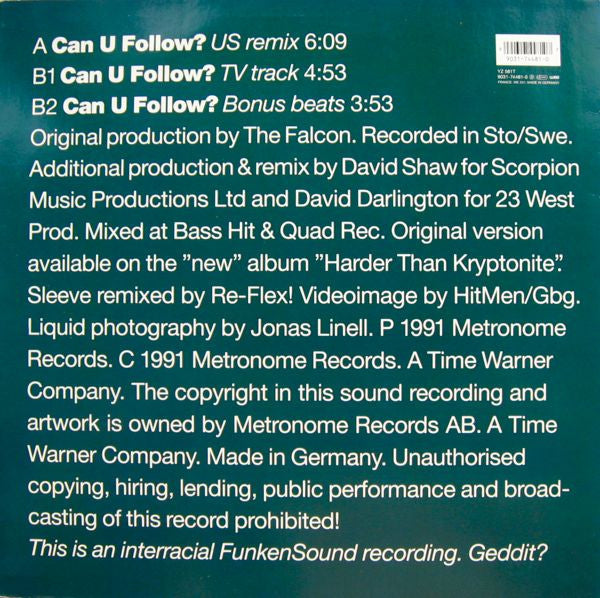 The Stonefunkers : Can U Follow? (US Remix) (12", Single)