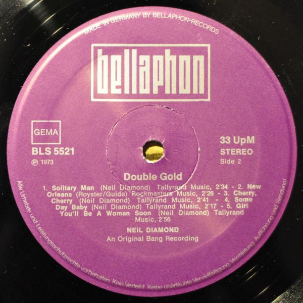 Neil Diamond - Double Gold (2xLP, Comp, Gat)