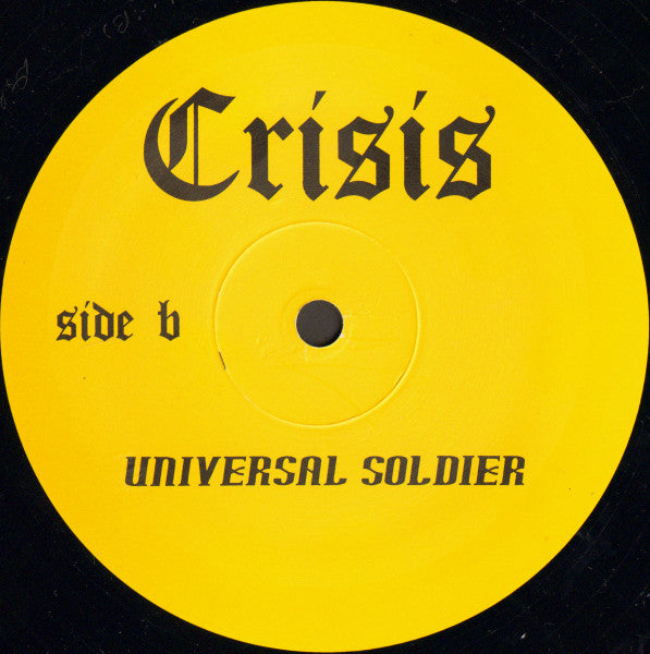 Crisis  - Catastrophe (12")