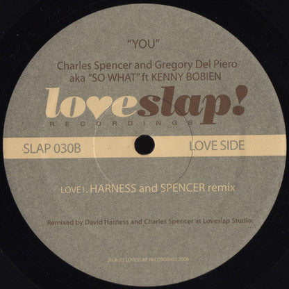 Charles Spencer & Gregory Del Piero AKA So What (2) Ft Kenny Bobien : You (12")