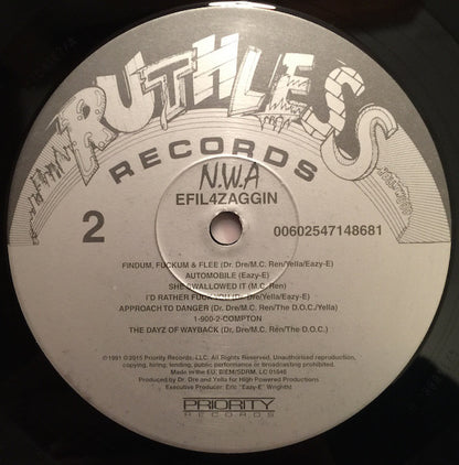 N.W.A* - Efil4zaggin (LP, Album, RE, 180)
