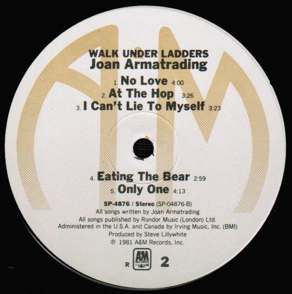 Joan Armatrading : Walk Under Ladders (LP, Album, R -)