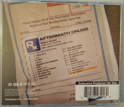 Eminem : Relapse (CD, Album)