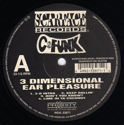 C-Funk - Three Dimensional Ear Pleasure (LP)