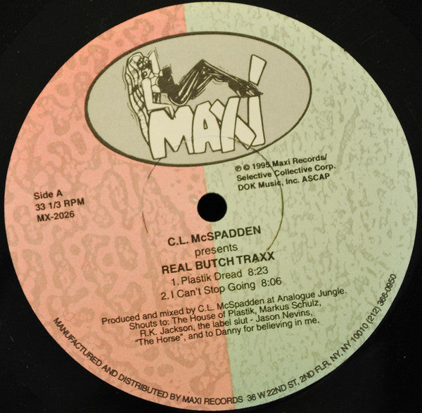 C.L. McSpadden* - Real Butch Traxx (12")