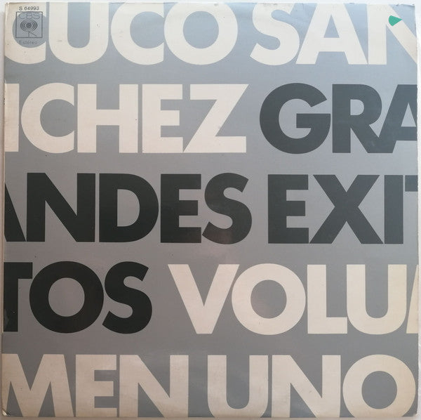 Cuco Sanchez - Grandes Exitos Vol. 1 (LP, Comp, RE)