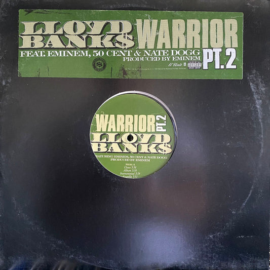 Lloyd Banks - Warrior Pt. 2 (12", Single, Promo)