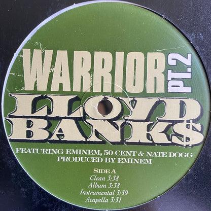 Lloyd Banks - Warrior Pt. 2 (12", Single, Promo)