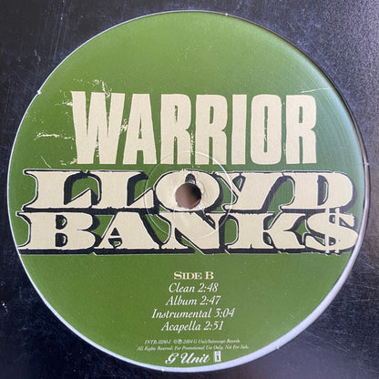 Lloyd Banks : Warrior Pt. 2 (12", Single, Promo)