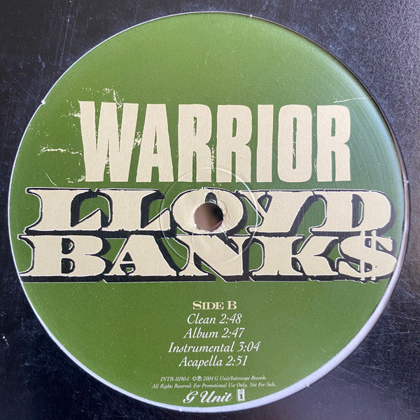 Lloyd Banks - Warrior Pt. 2 (12", Single, Promo)