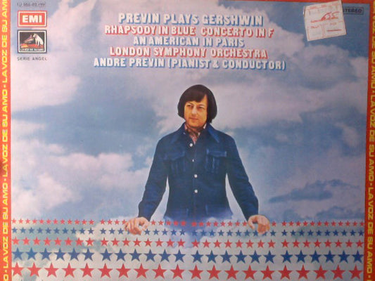 André Previn - London Symphony Orchestra : Previn Plays Gershwin (LP, Album, RE, RP)