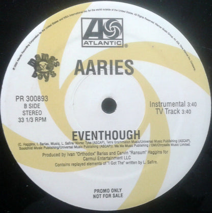 AAries - Eventhough (12", Promo)