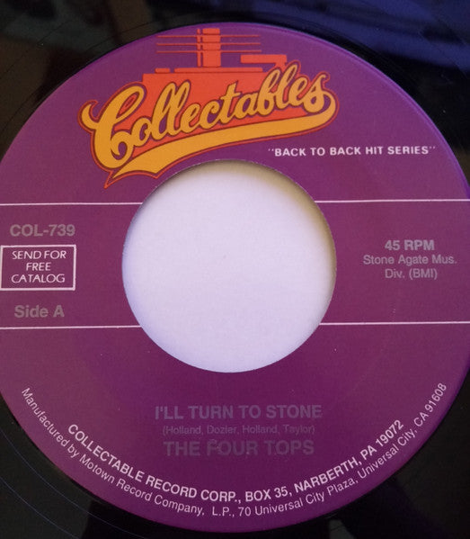 Four Tops : I'll Turn To Stone / I Got A Feeling (7")