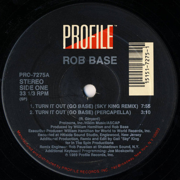 Rob Base - Turn It Out (Go Base) (12", Single)