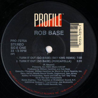 Rob Base - Turn It Out (Go Base) (12", Single)