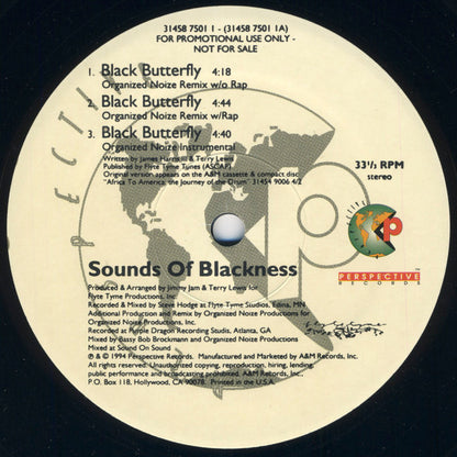 Sounds Of Blackness - Black Butterfly (12", Promo)