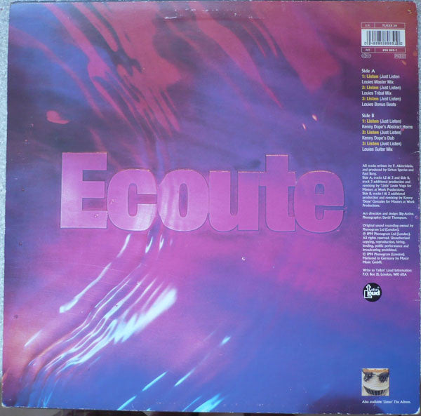 Urban Species Featuring MC Solaar : Listen (Just Listen) (Masters At Work Remix) (12")