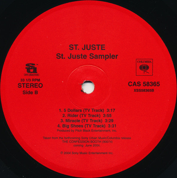 St. Juste - St. Juste Sampler (12", Smplr)