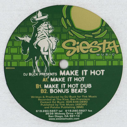 DJ Buck : Make It Hot (12")