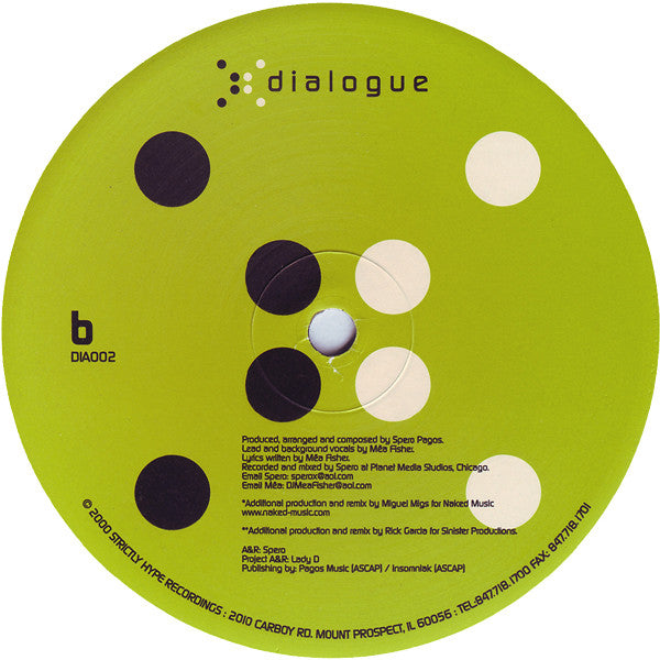 Spero Pagos Featuring Mea Fisher : Everything (12")