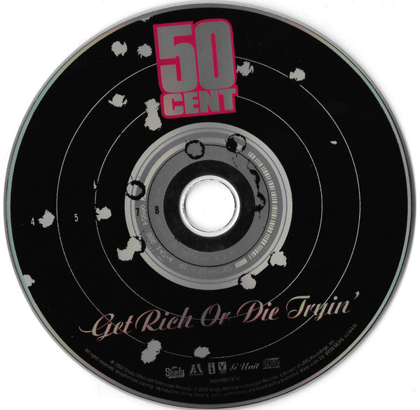 50 Cent - Get Rich Or Die Tryin' (CD, Album, RE)