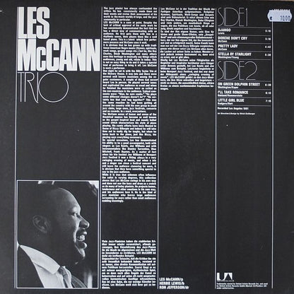 Les McCann Trio : Jazz Club Collection Vol 9 (LP, Album, RE)