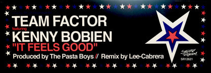 Team Factor Featuring Kenny Bobien : It Feels Good (12")