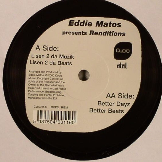 Eddie Matos - Renditions (12")