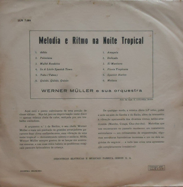 Werner Müller Und Sein Orchester : Melodia E Ritmo Na Noite Tropical (LP)