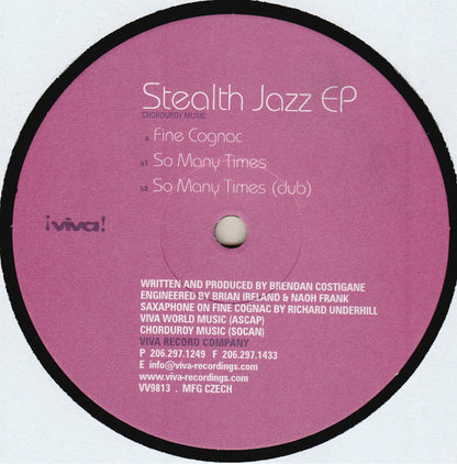 Chorduroy Music : Stealth Jazz EP (12", EP)