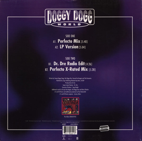 Snoop Dogg : Doggy Dogg World (12", Single)