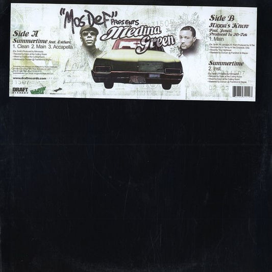 Mos Def Presents Medina Green : Summertime / Nigga's Know (12")
