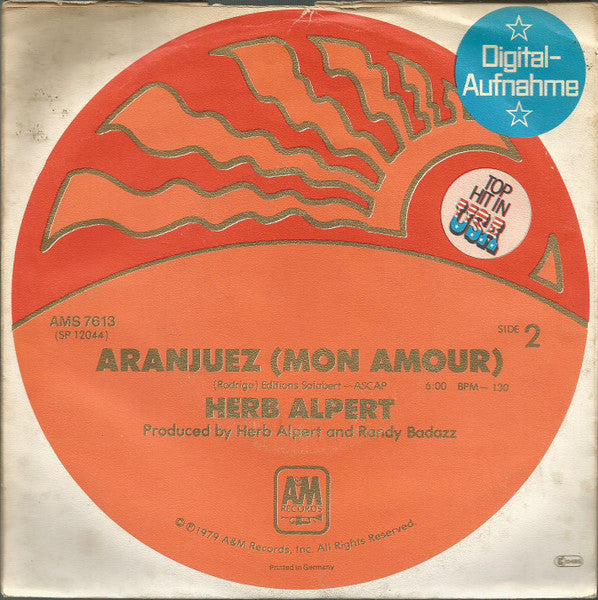 Herb Alpert - Rise (7", Single)
