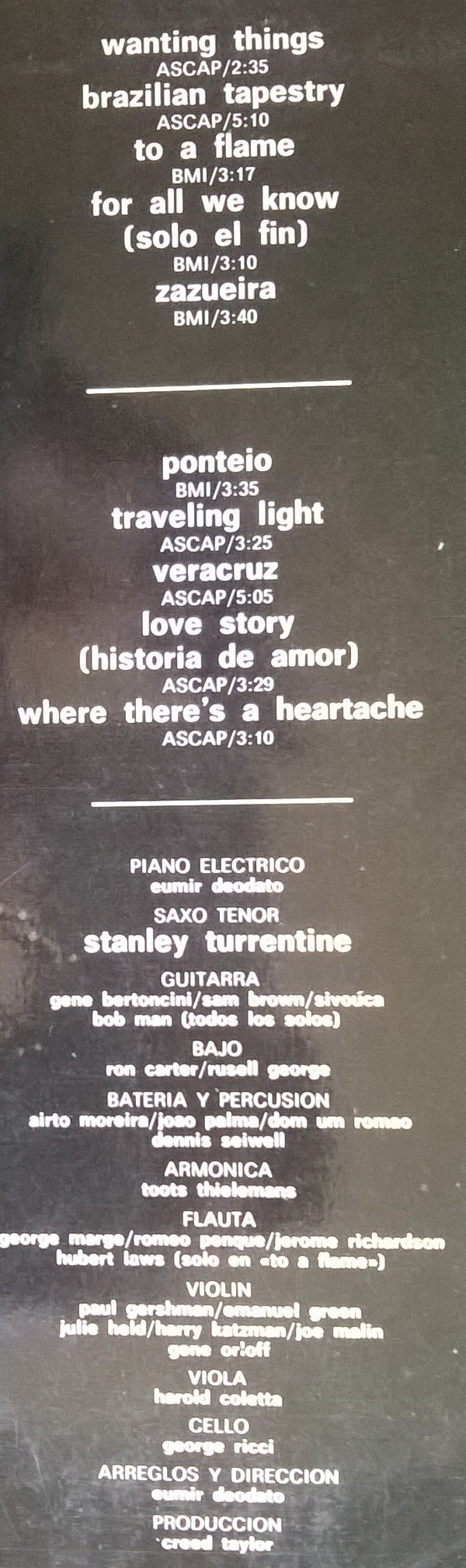 Astrud Gilberto With Stanley Turrentine : Gilberto With Turrentine (LP, Album, Club, RE)