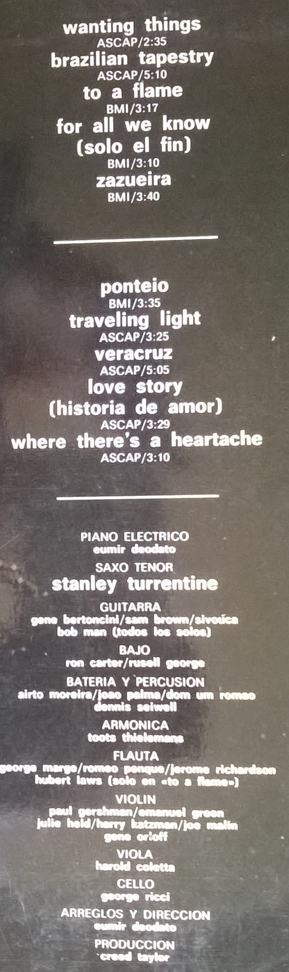 Astrud Gilberto With Stanley Turrentine : Gilberto With Turrentine (LP, Album, Club, RE)