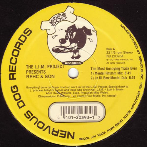 The L.I.M. Project Presents REHC & Son : The Most Annoying Track Ever (12")