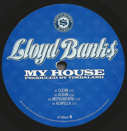 Lloyd Banks : My House / Cake (12", Promo)