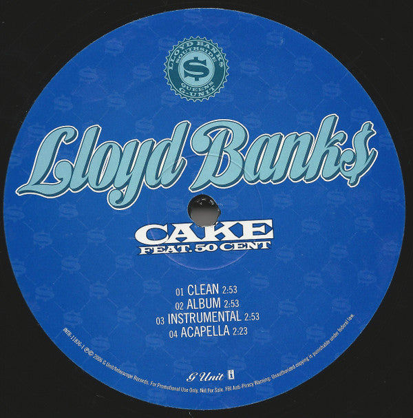 Lloyd Banks : My House / Cake (12", Promo)