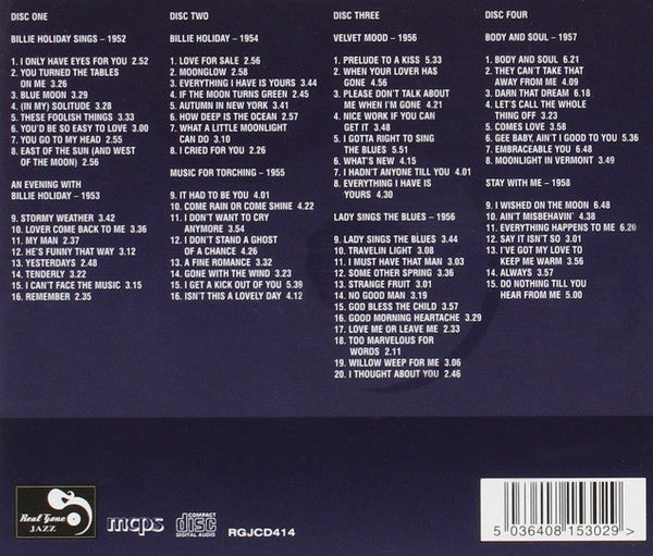 Billie Holiday - Eight Classic Albums (4xCD, Comp, RM)