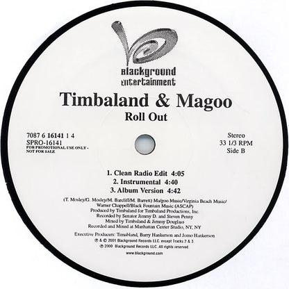 Timbaland & Magoo - Drop / Roll Out (12", Promo)