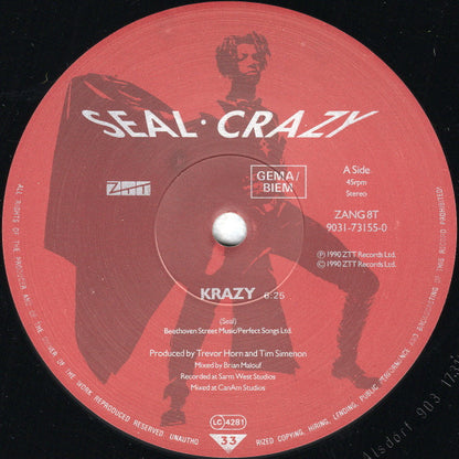 Seal - Crazy (12", Single)
