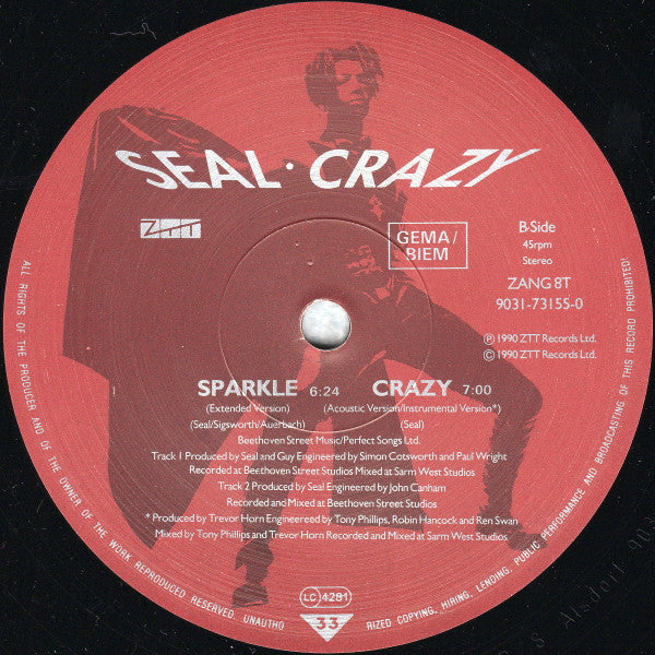 Seal - Crazy (12", Single)
