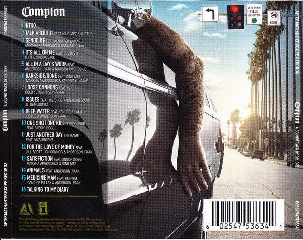 Dr. Dre : Compton (A Soundtrack By Dr. Dre) (CD, Album)