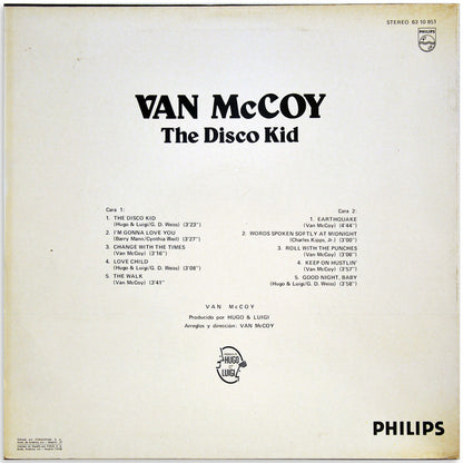 Van McCoy : The Disco Kid (LP, Album)