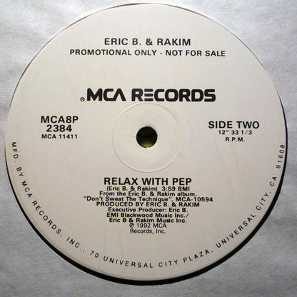 Eric B. & Rakim - Casualties Of War (12", Promo)