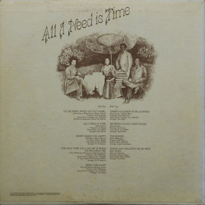 Gladys Knight And The Pips - All I Need Is Time (LP, Album, Sup)
